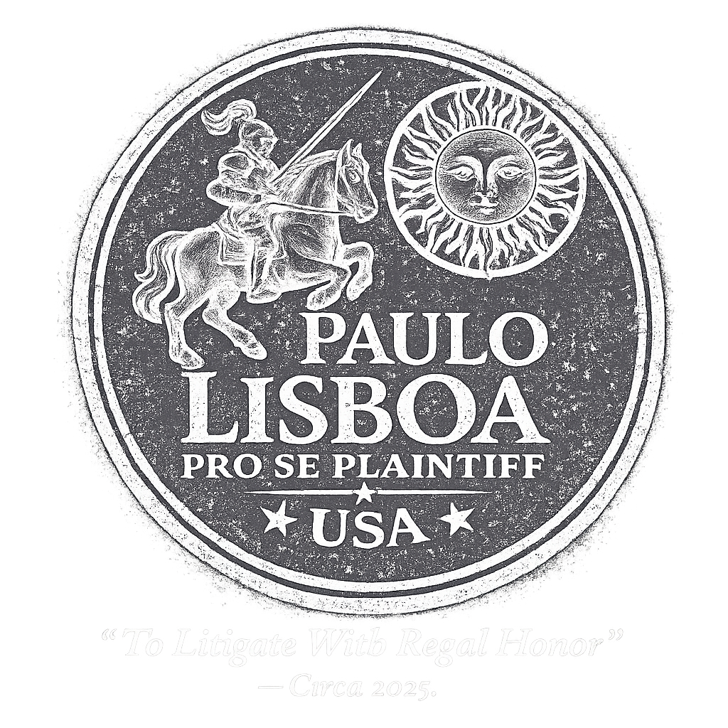 Paulo Lisboa Plaintiff Stamp
